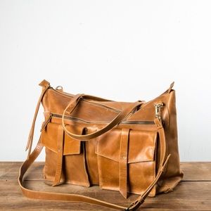 Magnolia Leather Weekender
